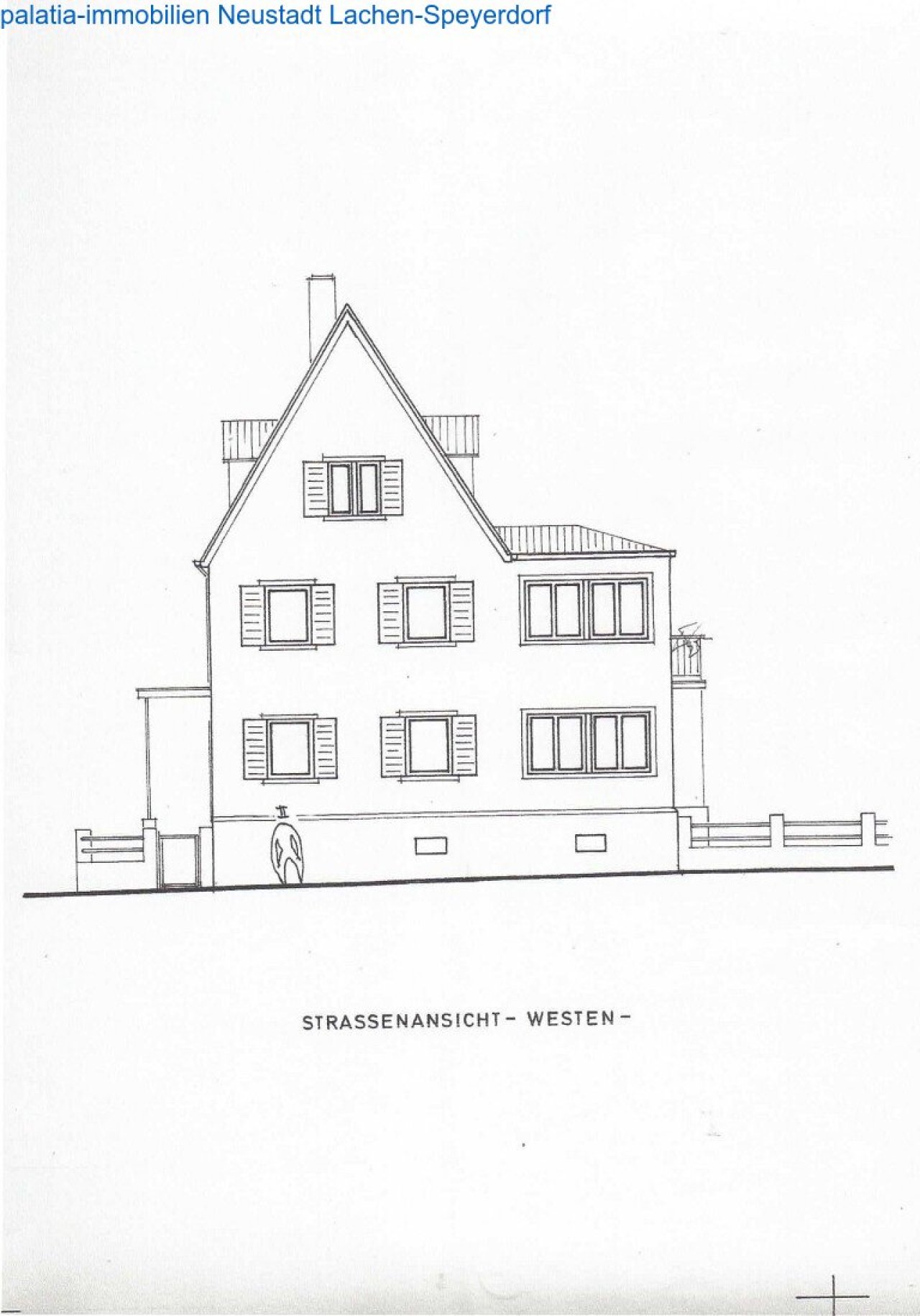 Ansicht Westen 1 Ansicht Westen 1